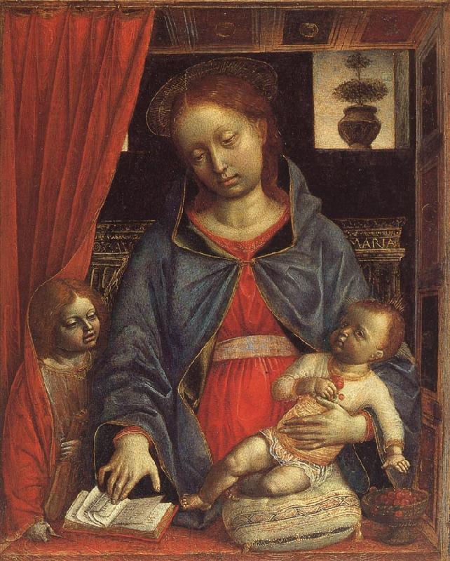 FOPPA, Vincenzo Madonna and Child with an Angel France oil painting art